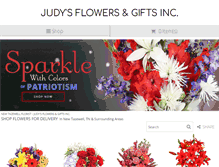 Tablet Screenshot of judysflowersandgifts.net